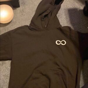 Brown Hoodie with Infinity Logo, LMU service org